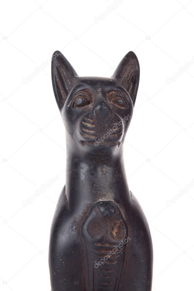 Czarny Kot Egipski Fragment Zdjęcie Stockowe Sunlion 4670942