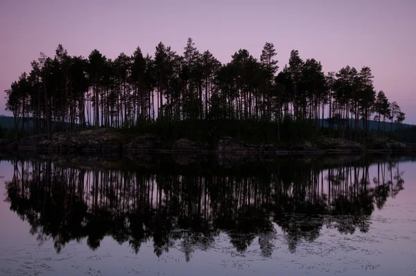 自然景观。日落 — 图库照片