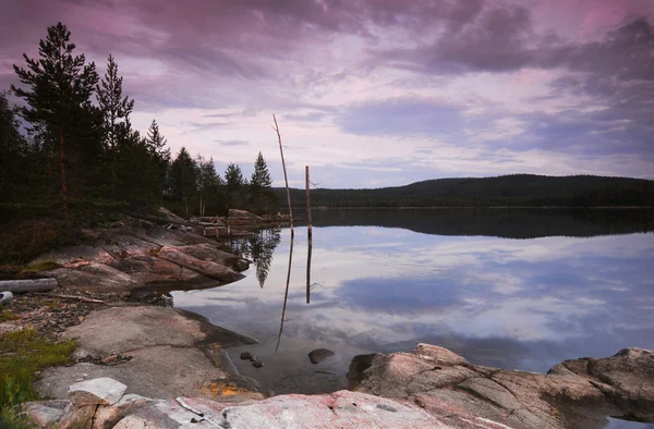 Vildmarken sjö — Stockfoto