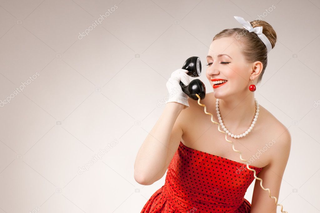 Flirting on the phone