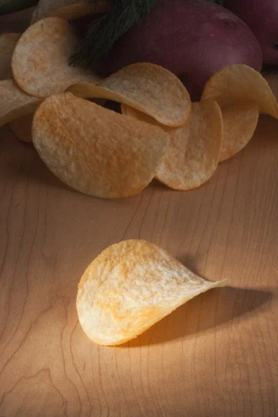 Aardappelchips — Stockfoto