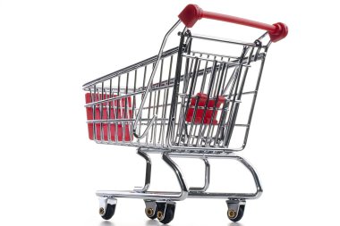 Empty shopping cart clipart