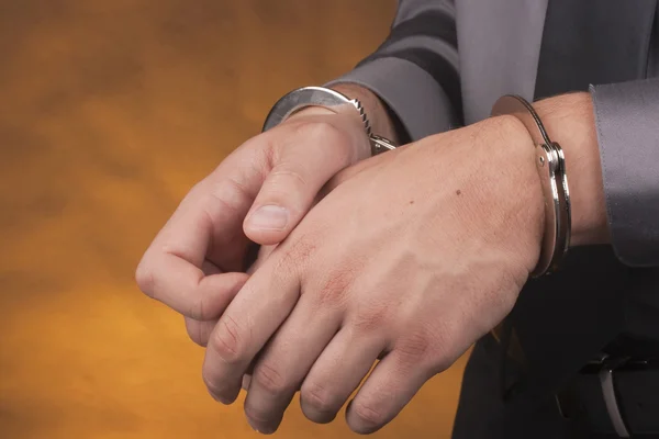 Σύλληψη χειροπέδες — Φωτογραφία Αρχείου