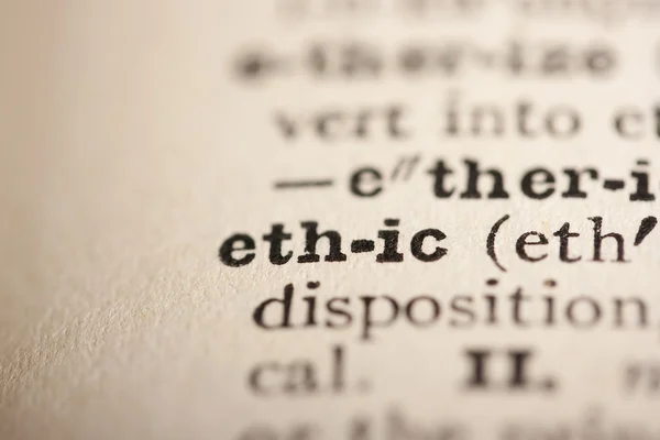 Ordet etik — Stockfoto