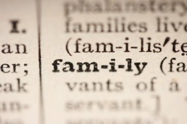 Word family clipart