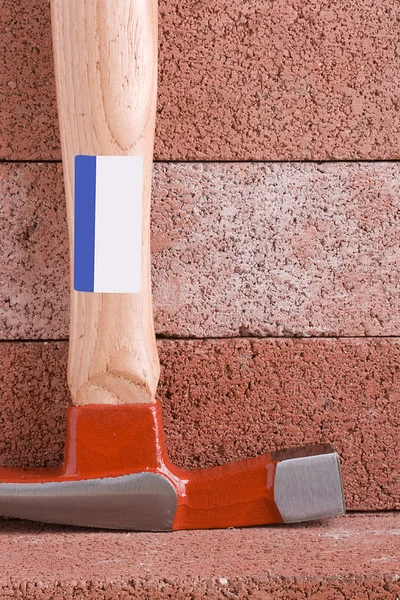 Stonemason's hammer — Stock Photo, Image