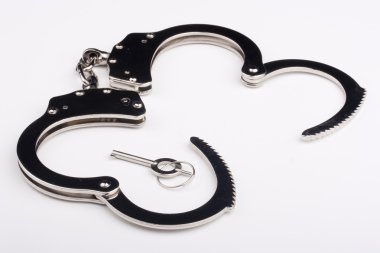 Iron handcuffs clipart