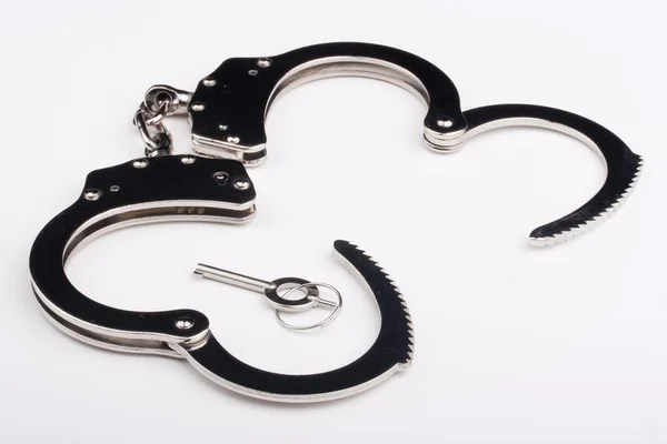 stock image Iron handcuffs