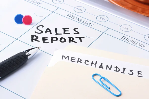 Reunión del informe de ventas — Foto de Stock