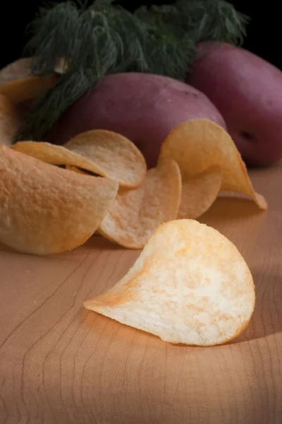 Patates cipsi. — Stok fotoğraf