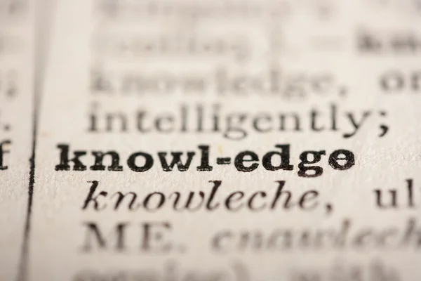 Знання Word — стокове фото