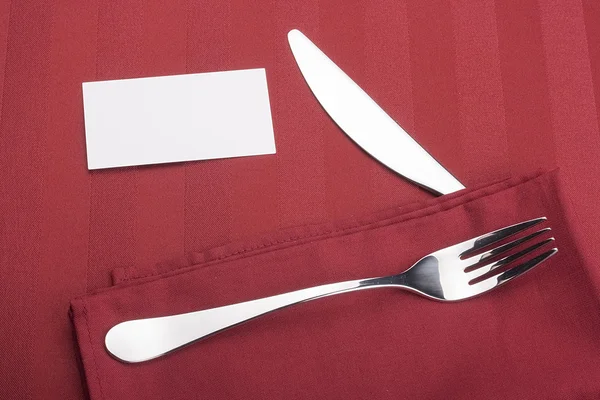 Kniv og gaffel – stockfoto