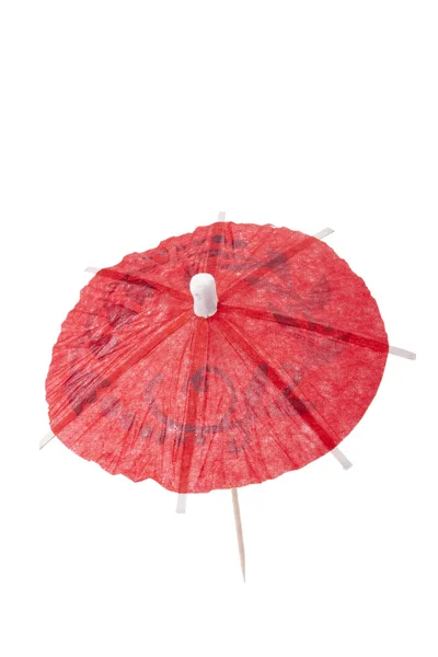 Parapluie Papier Pour Décorer Les Verres Avec Cocktail — Photo