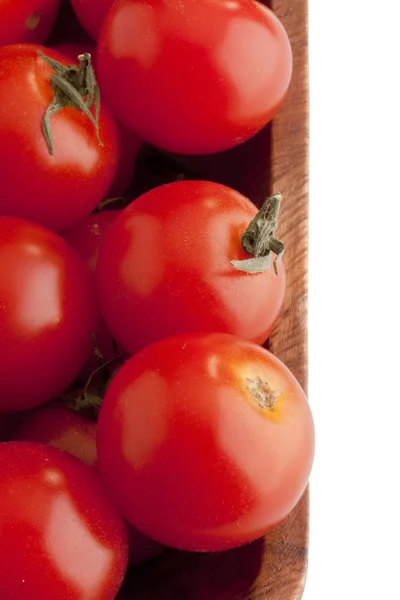 Kleine Rode Tomaten Voor Het Koken Van Diverse Lekkernijen Decoraties — Stockfoto