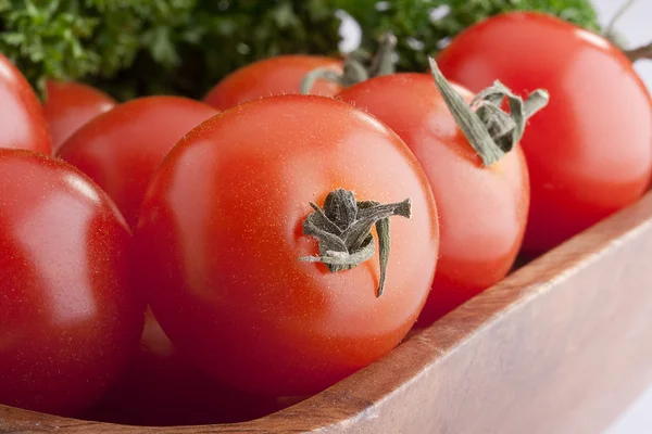 Små röda tomater — Stockfoto