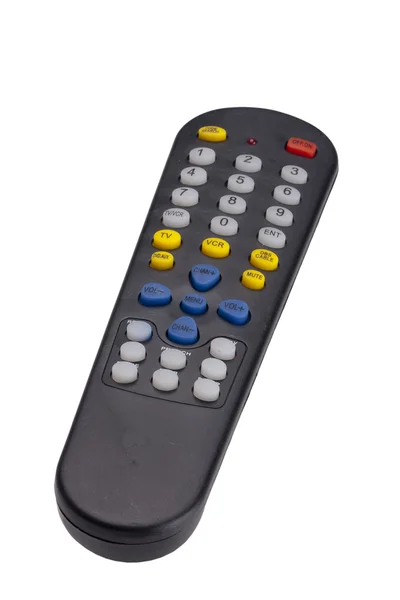 stock image Control button electronic universal remote for the TV.