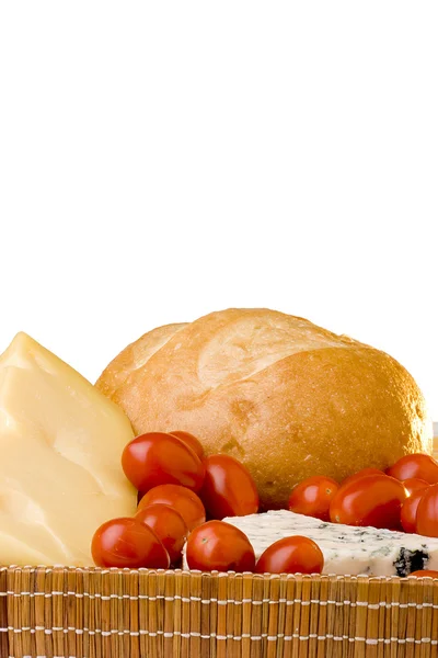 Slice of the Danish blue cheese — Stock Photo, Image