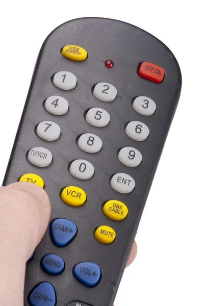 Botón Control Electrónico Universal Remoto Para Televisor —  Fotos de Stock