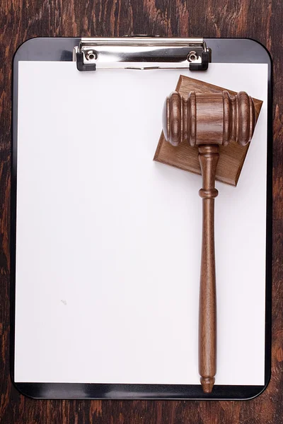 Hammer sprawiedliwości — Zdjęcie stockowe