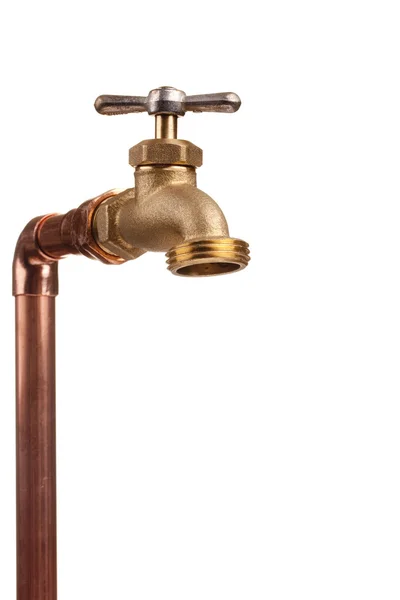Wasserhahn aus Bronze — Stockfoto