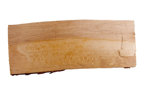 Staré Prkno Dřeva Izolované Bílém Pozadí — Stock fotografie