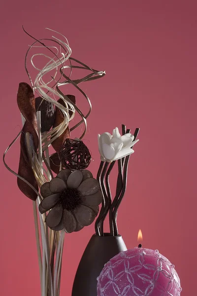 粘土の装飾的な花瓶 — ストック写真