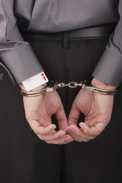 Arrest card sharper — Stock Photo, Image