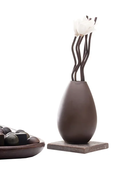 Клейкая декоративная ваза — стоковое фото