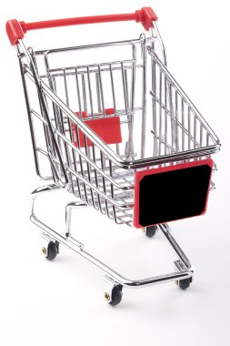 Empty shopping cart clipart