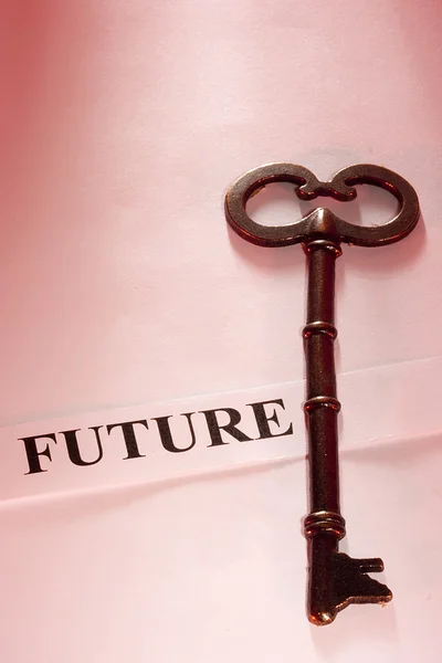 Chave para o futuro — Fotografia de Stock