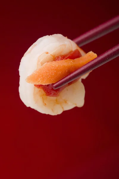 在筷子虾 — 图库照片