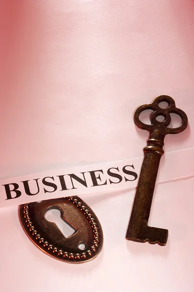 Klíč k podnikání — Stock fotografie