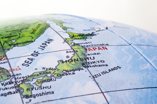 Mapa Japonii — Zdjęcie stockowe