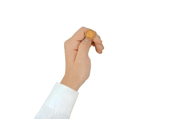 Coin Tossing Royalty Free Stock Images