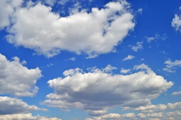 Mooie Cumulus Wolken Blauwe Hemel — Stockfoto