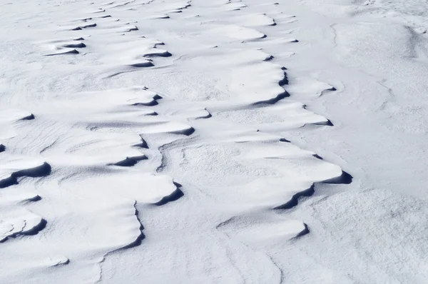 Fondo superficie neve ventosa — Foto Stock