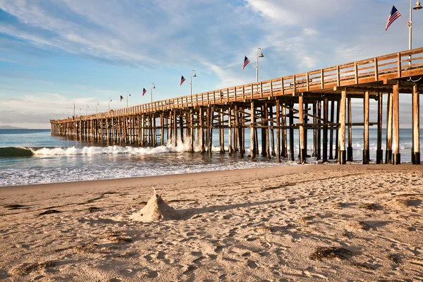 Historiska Ventura Pier Södra Kalifornien — Stockfoto