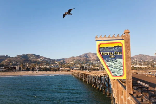 Historic Ventura Pier Southern California — Stock Photo, Image