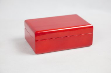 Small red packaging for jewelry