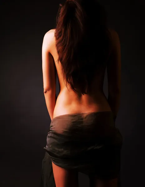 Erotic silhouette — Stock Photo, Image