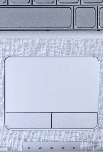 Felülnézet egy laptop touchpad — Stock Fotó