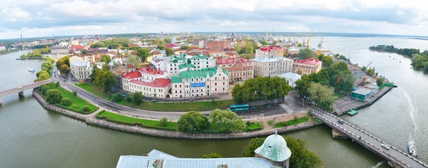 Panoramablick auf Wyborg, Russland — Stockfoto