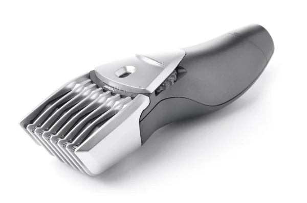 Close-up de um moderno cortador de cabelo isolado em branco — Fotografia de Stock