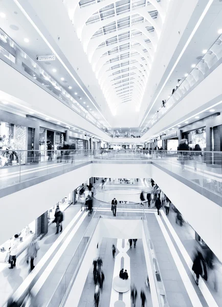 Panoramic view of a modern mall — Stock Photo, Image