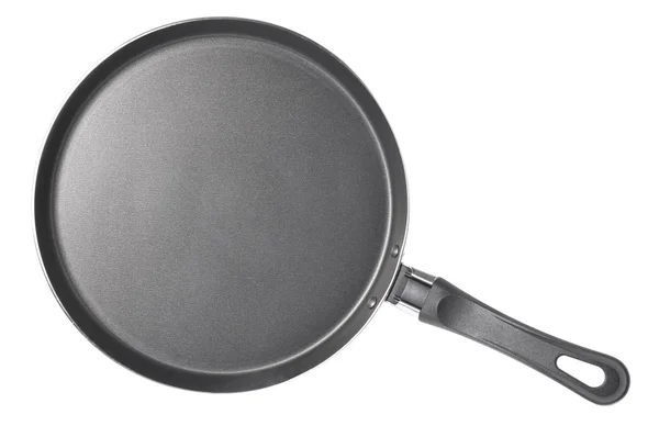 Thin Frying Pan Isolated White — Stock Photo, Image