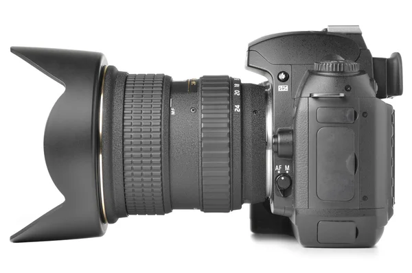 Professional Digital Photo Camera Isolated White — Stock Photo, Image