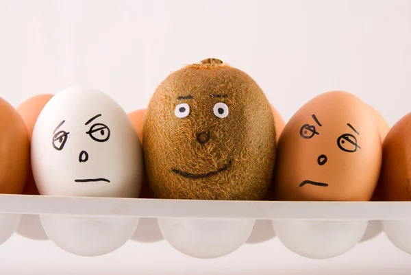 Set Eggs Kiwi — Stock Photo, Image