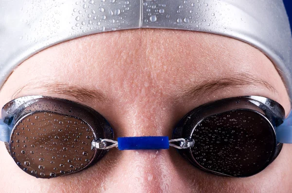 Swimmer eyes — Stock Photo, Image