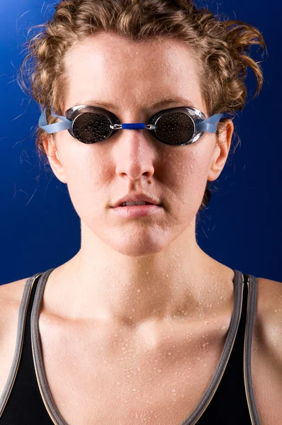 Vrouw zwemmer — Stockfoto
