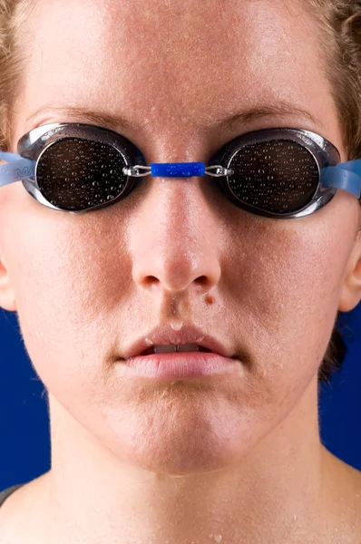 Жінка плавець — стокове фото
